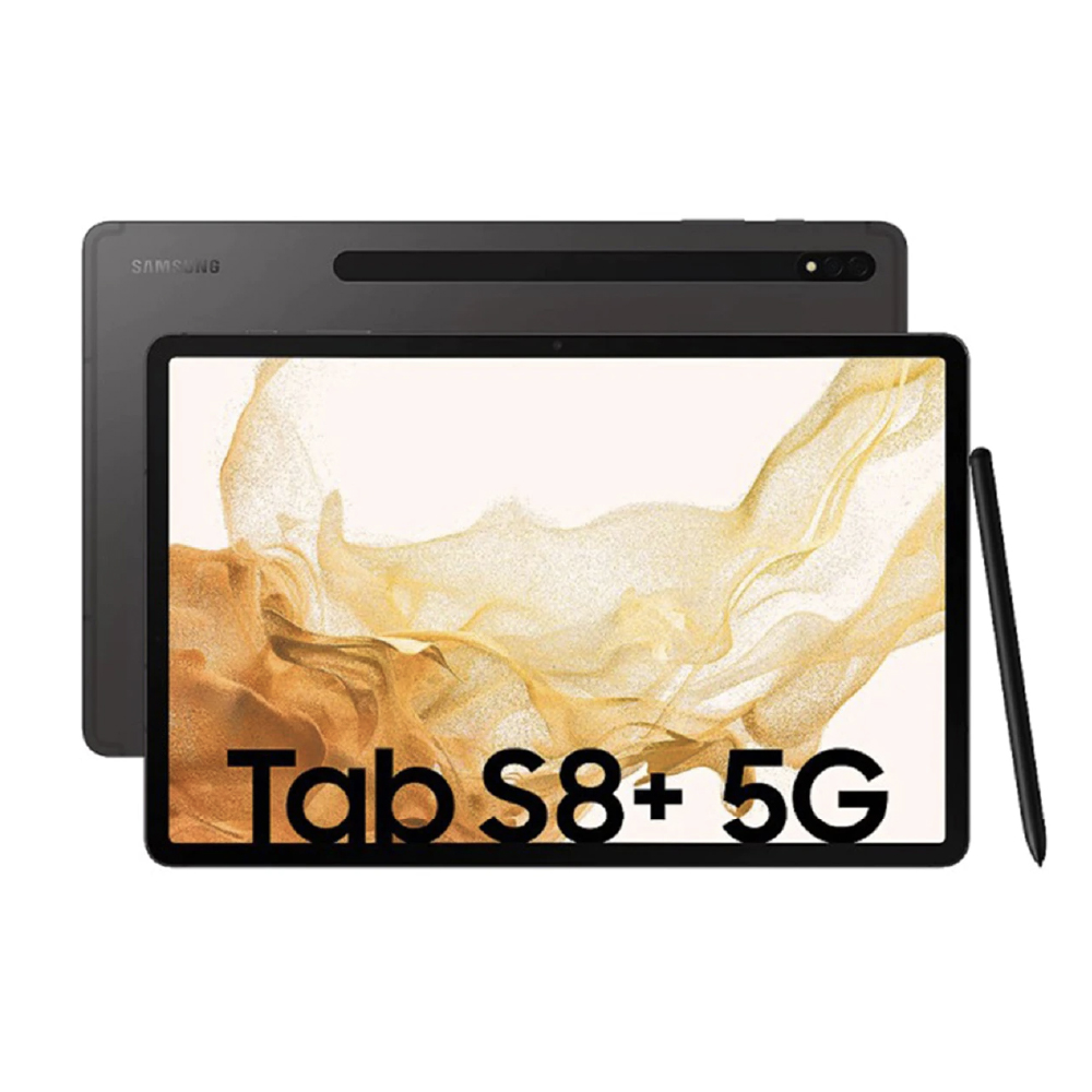 Samsung – Tableta Galaxy Tab S8 Plus 5g, Super Amoled 12.4”,128gb/8gb Ram,  Bateria 10,090 Mah. - alta señal
